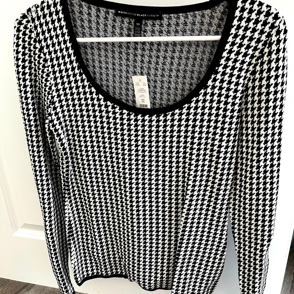 White and Black Sweater from White House Black Market